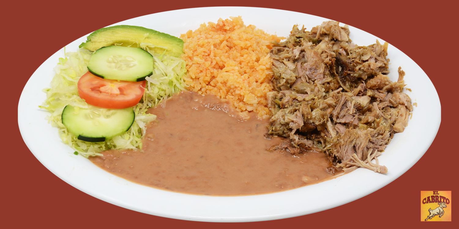 Carnitas Plate from El Cabrito in Salt Lake City, Utah