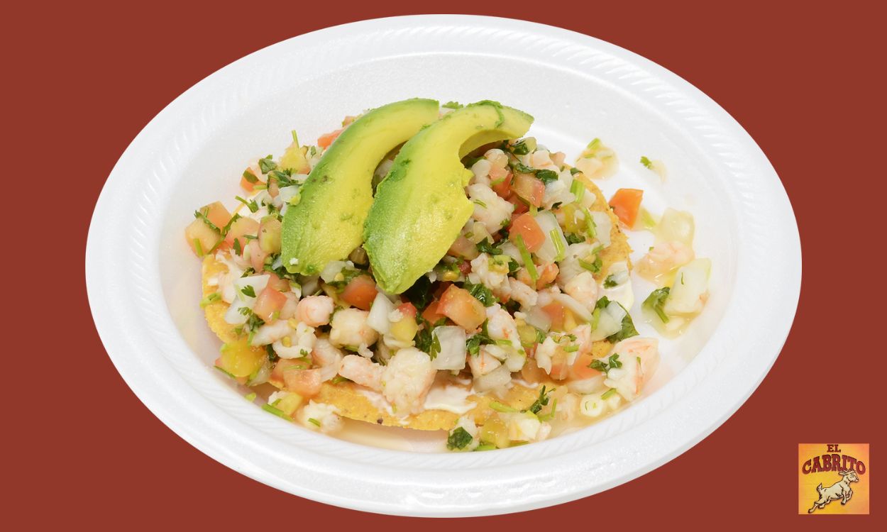 Tostada De Ceviche from El Cabrito in Salt Lake City, Utah